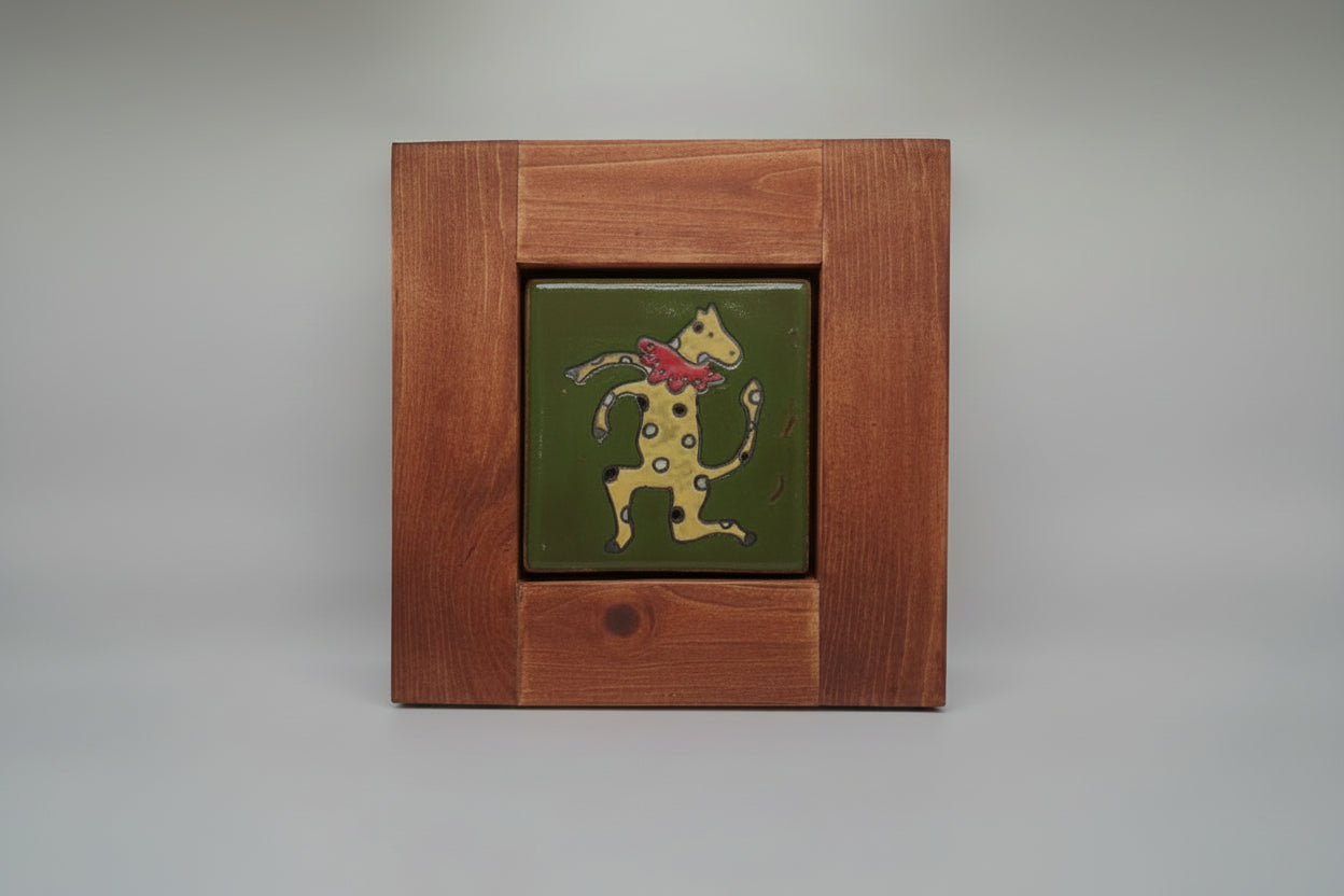 Dancing cow tile