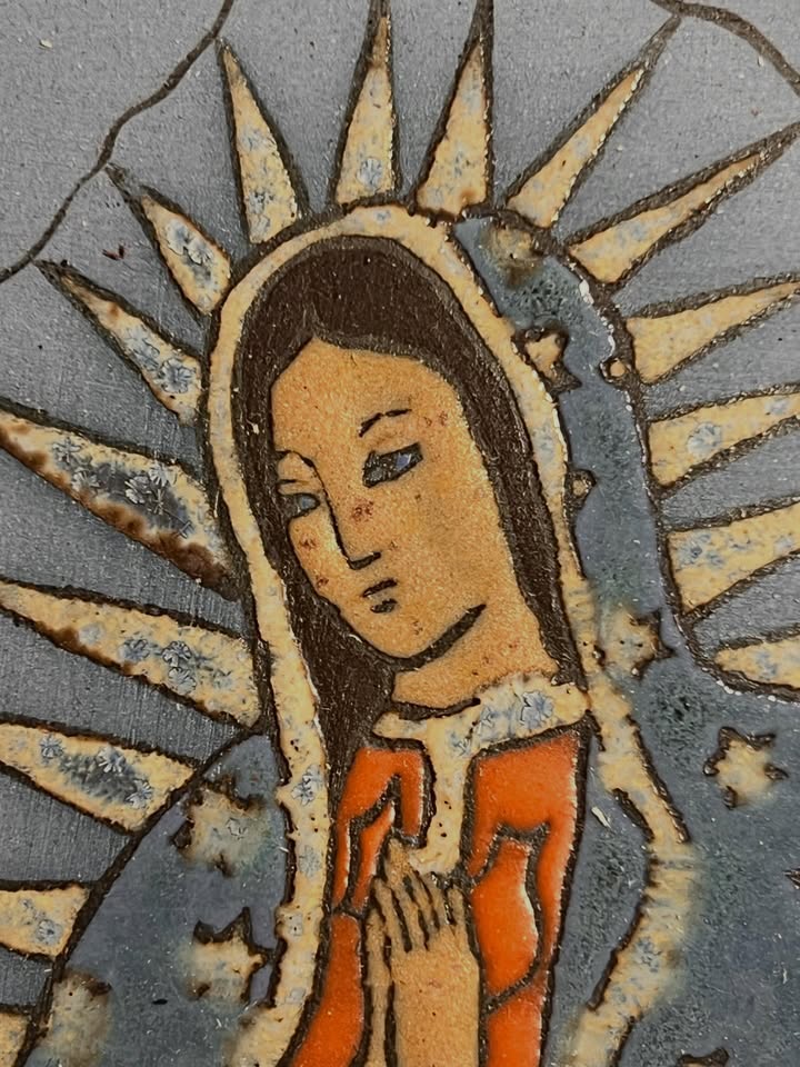 Guadalupe Virgin tile (small)