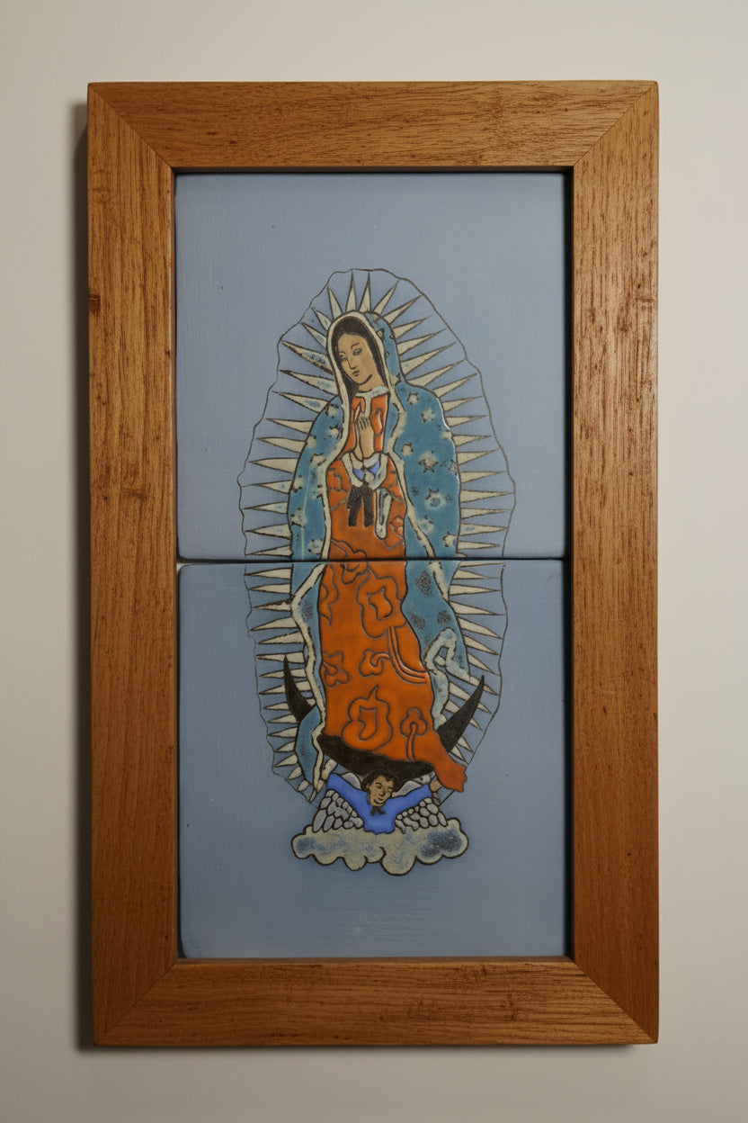 Guadalupe Virgin tile (small)