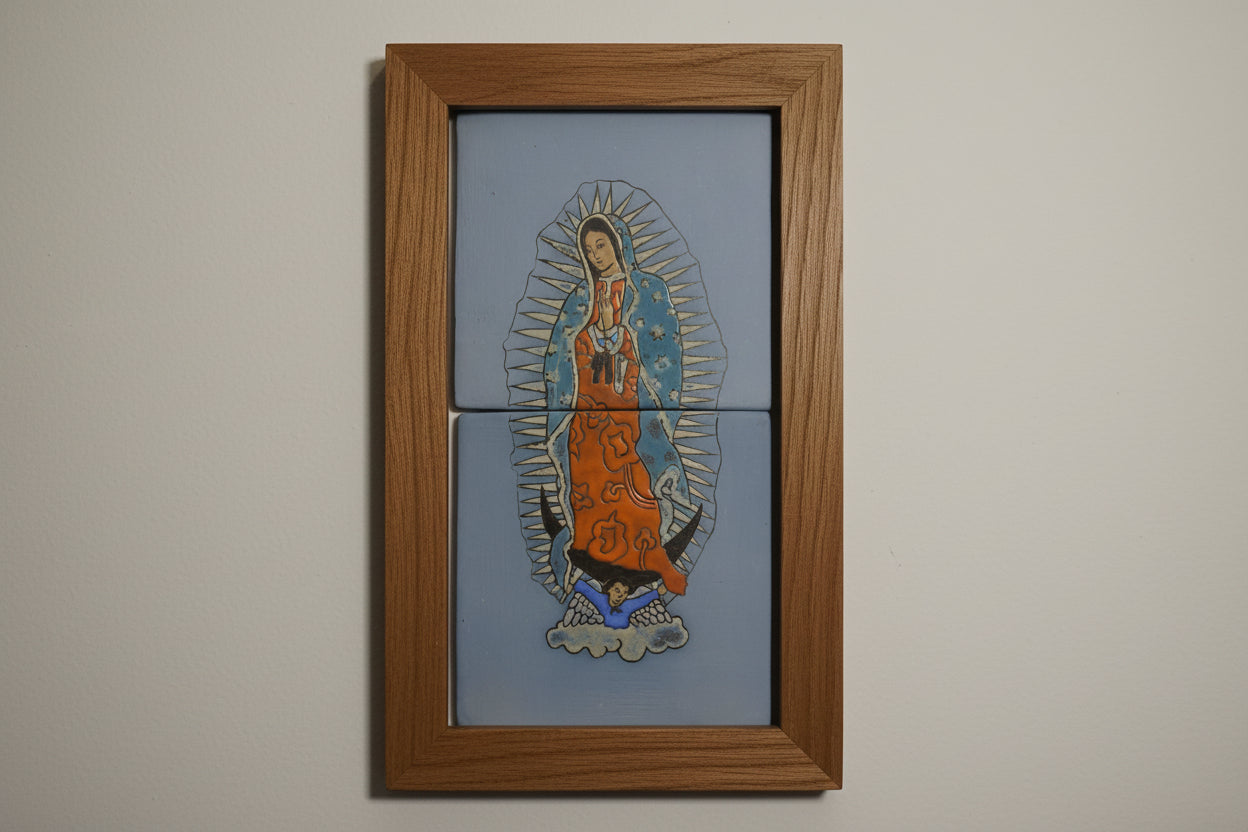 Guadalupe virgin tile (grande)